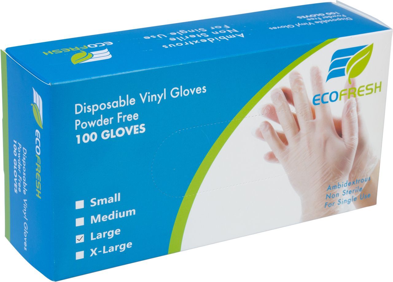 Перчатки виниловые